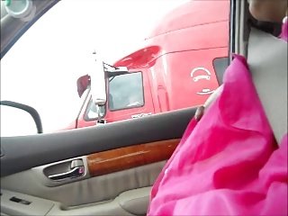 Trucker blinkende 