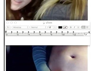 Webcam CFNM mit Sperma