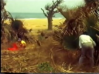 裸体海滩 - 古老的非洲大黑鸡巴性交