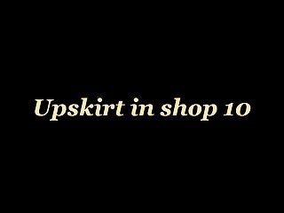 Upskirt in shop 10