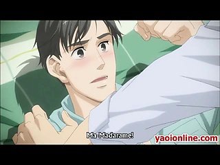 Hentai guy in bed gets screwed up