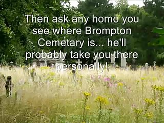 כיף בבית הקברות ברומפטון בלונדון