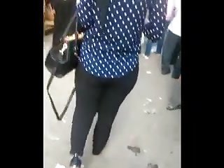 阿拉伯hijab坦率屁股（埃及街道）